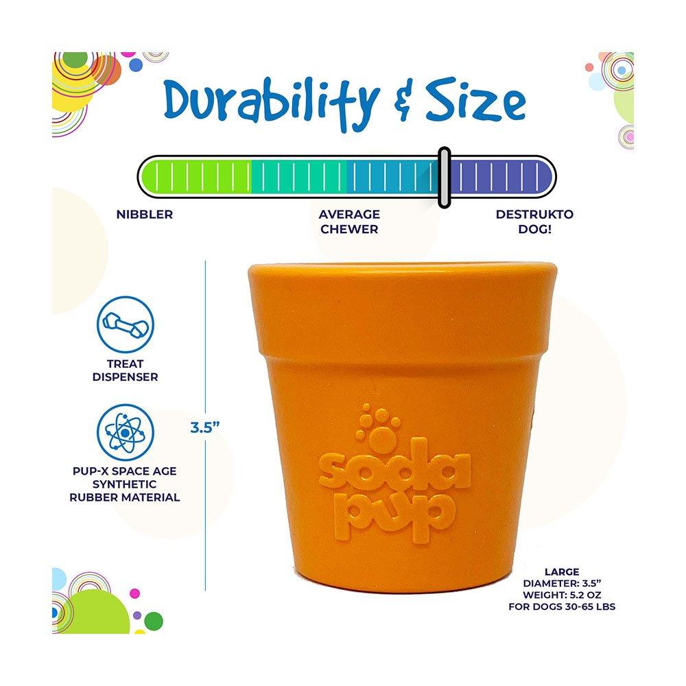 Sodapup PUP-X Flower Pot Enrichment Feeder for Dogs - Rocky & Maggie's Pet Boutique and Salon