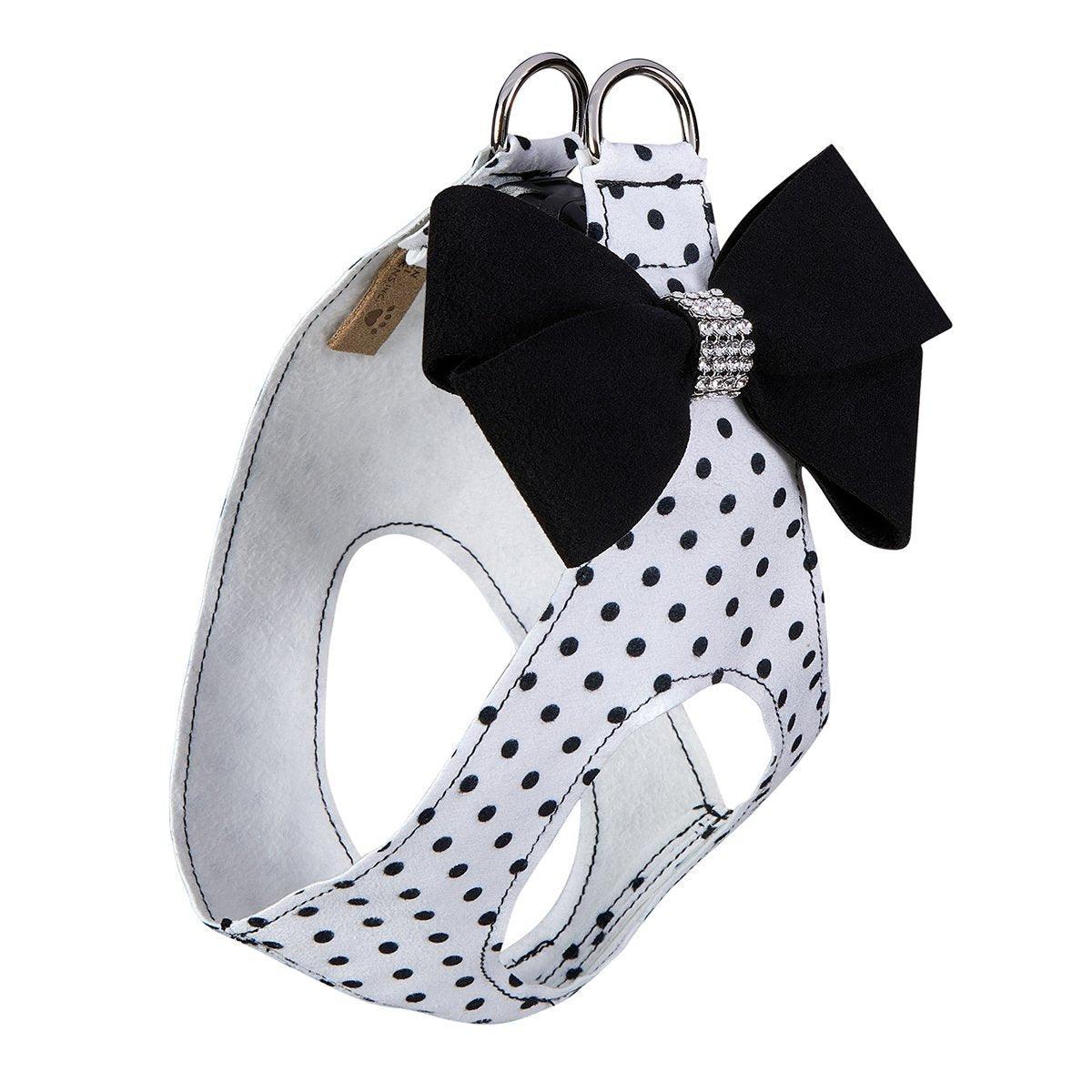 Black Nouveau Bow Step in Harness - Rocky & Maggie's Pet Boutique and Salon