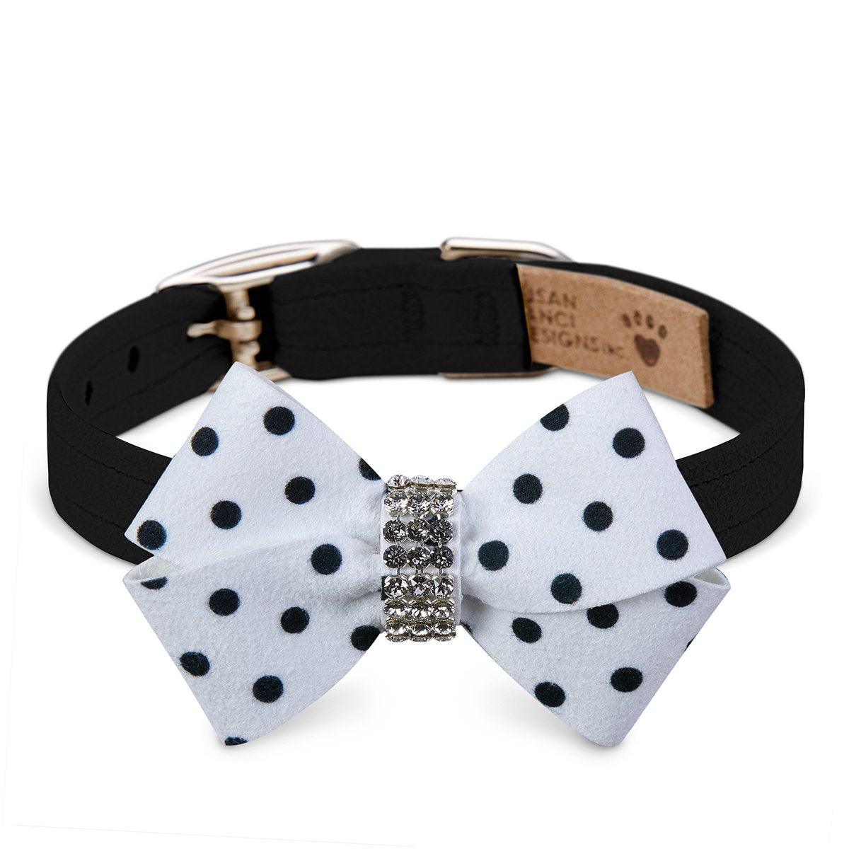 Polka Dot Nouveau Bow Collar - Rocky & Maggie's Pet Boutique and Salon