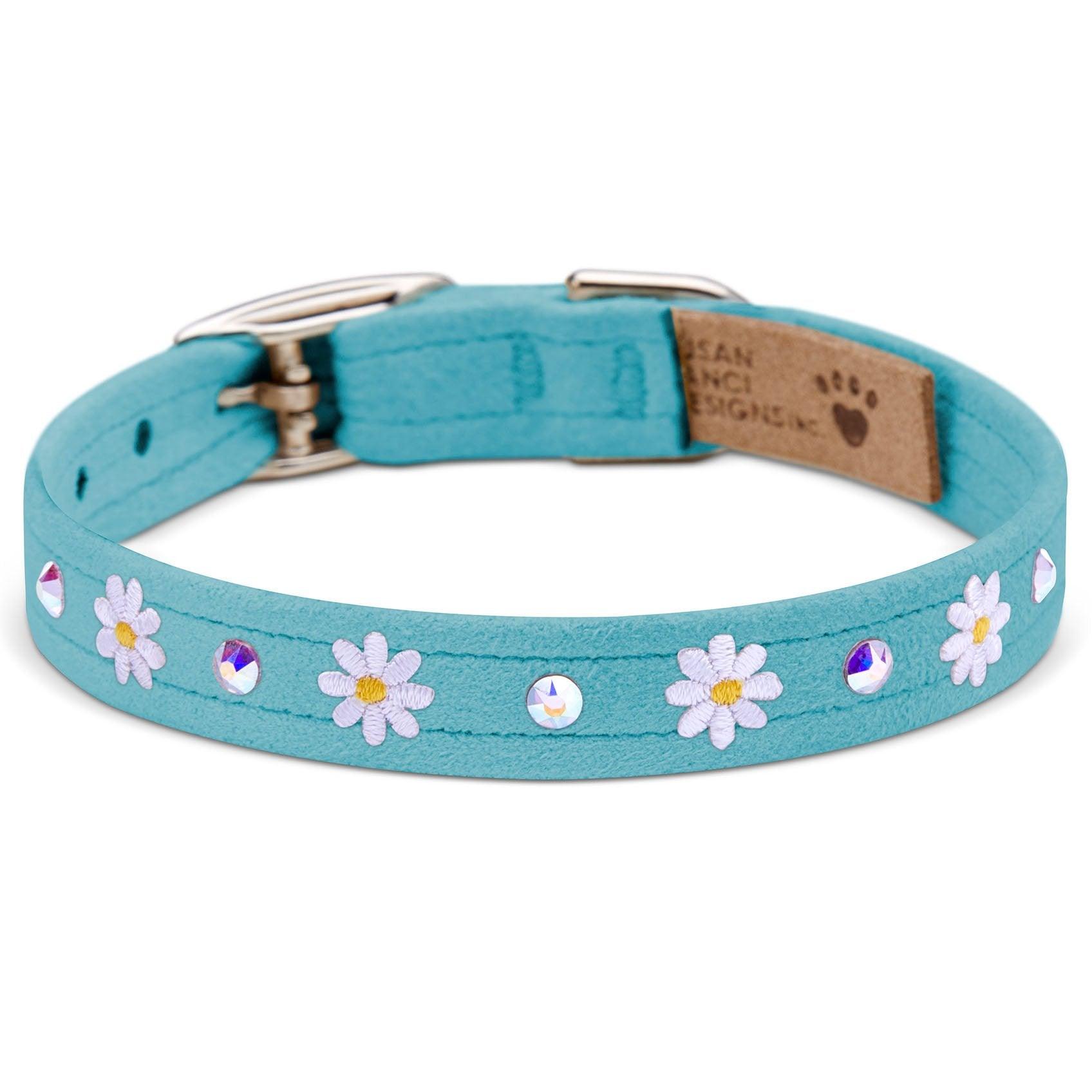 1/2" Small Daisies Collars - Rocky & Maggie's Pet Boutique and Salon