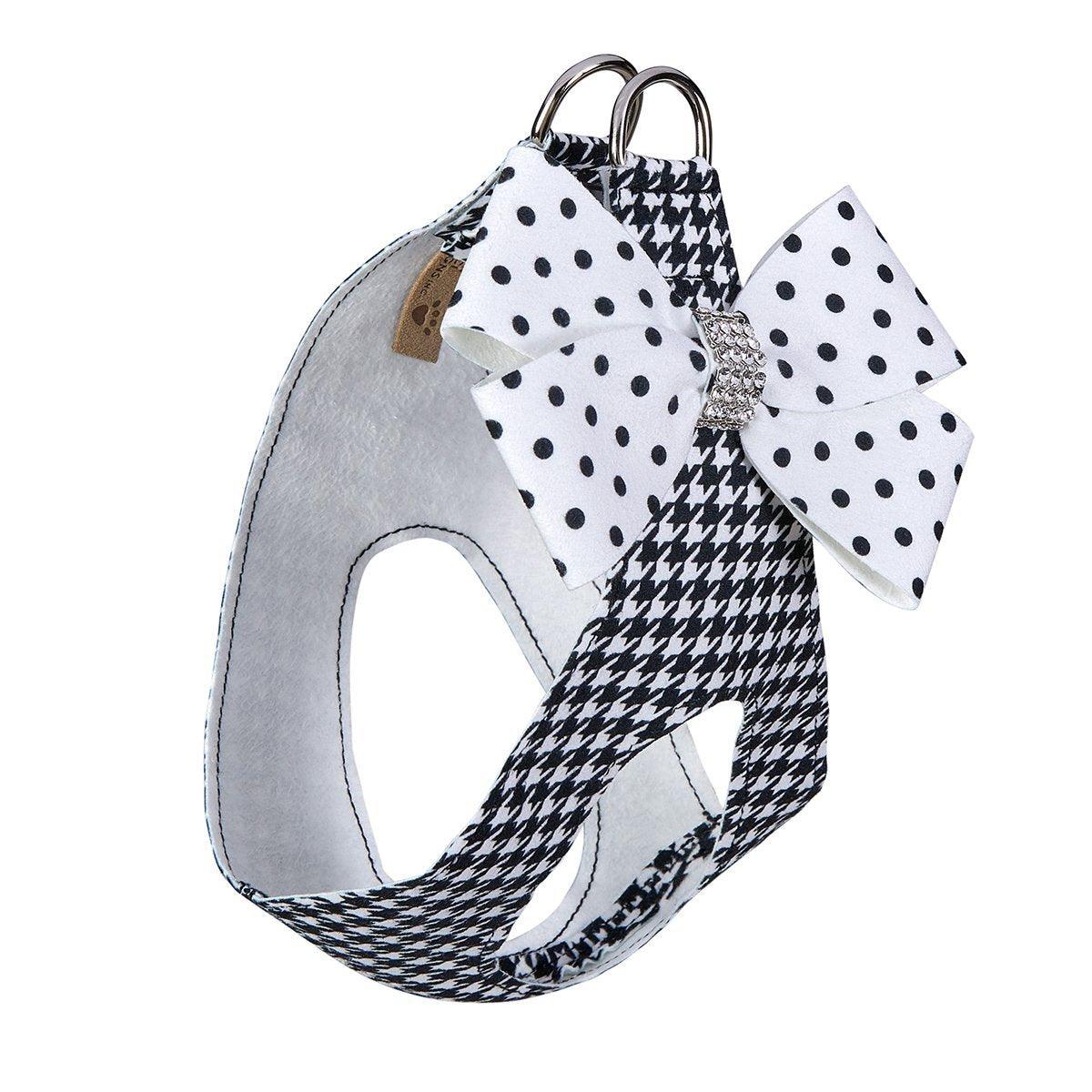Polka Dot Nouveau Bow Step In Harness - Rocky & Maggie's Pet Boutique and Salon