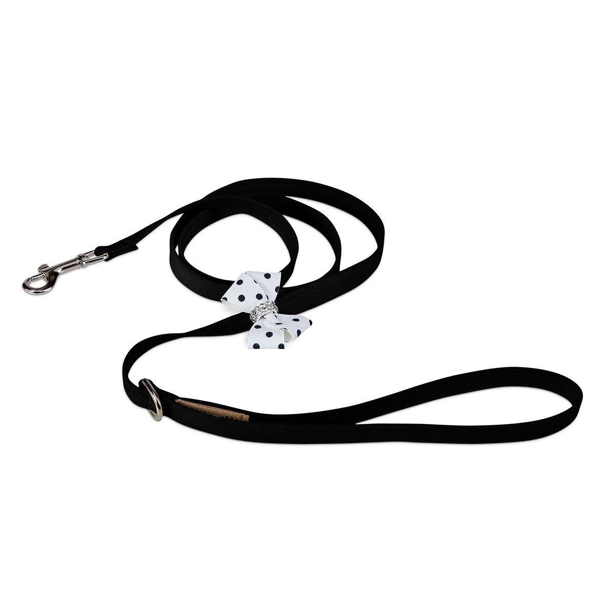 Polka Dot Nouveau Bow Leash - Rocky & Maggie's Pet Boutique and Salon