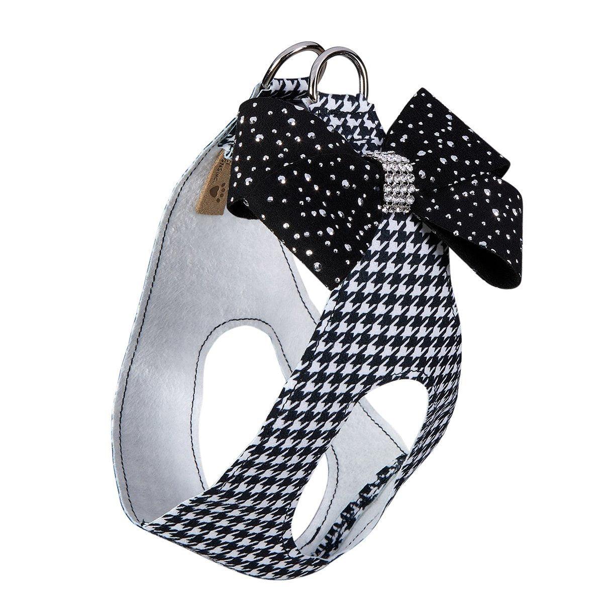 Silver Stardust Nouveau Bow Step in Harness - Rocky & Maggie's Pet Boutique and Salon