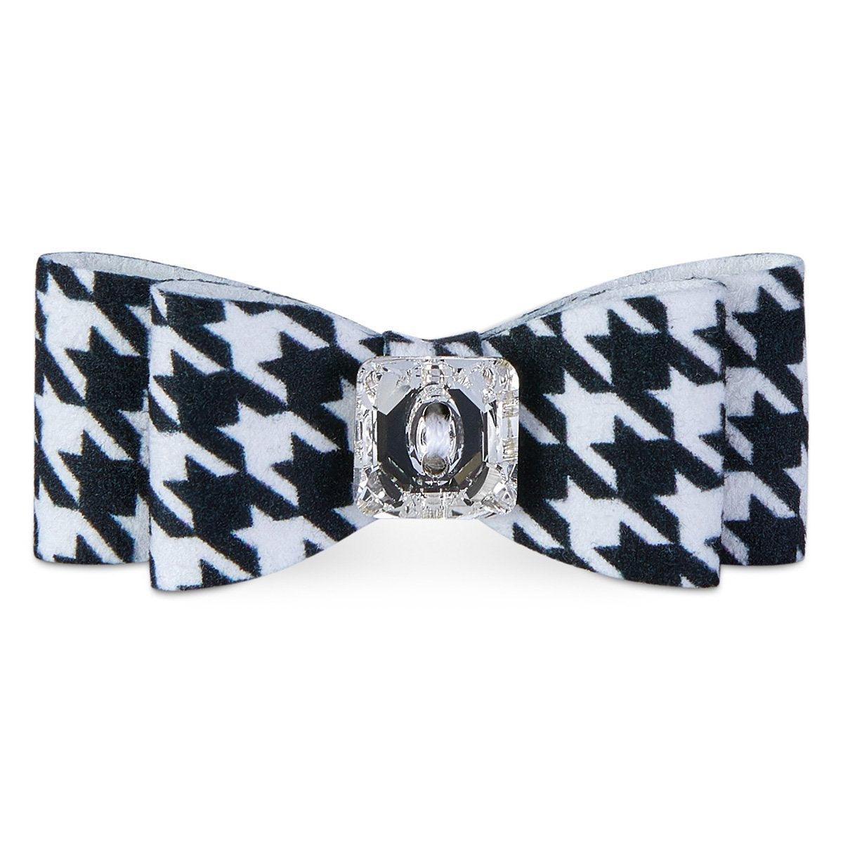 Houndstooth Big Bow Hair Bow - Rocky & Maggie's Pet Boutique and Salon