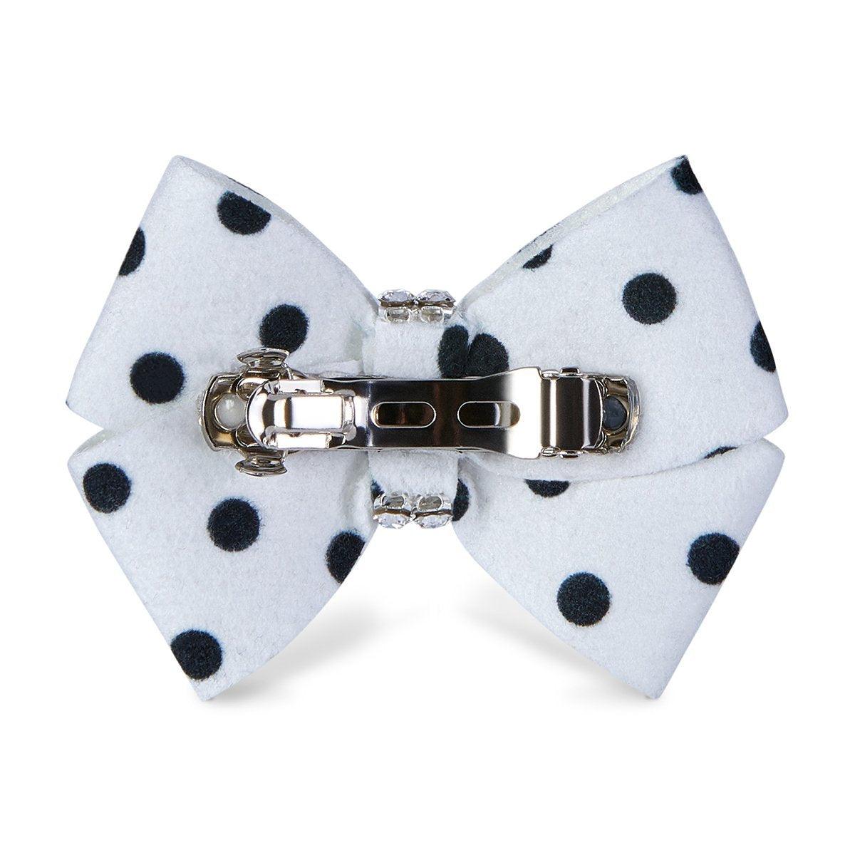 Polka Dot Nouveau Bow Hair Bow - Rocky & Maggie's Pet Boutique and Salon