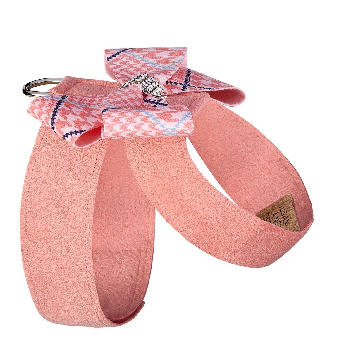 Glen Houndstooth Nouveau Bow Tinkie Harness - Rocky & Maggie's Pet Boutique and Salon