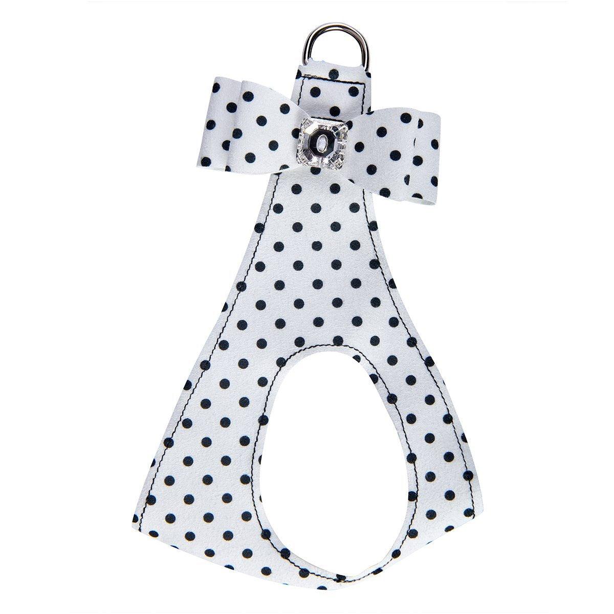 Polka Dot Big Bow Step In Harness - Rocky & Maggie's Pet Boutique and Salon