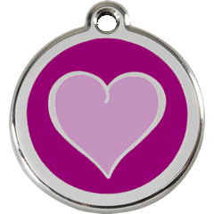 Red Dingo Stainless Steel with Enamel- Colors as shown - Rocky & Maggie's Pet Boutique and Salon