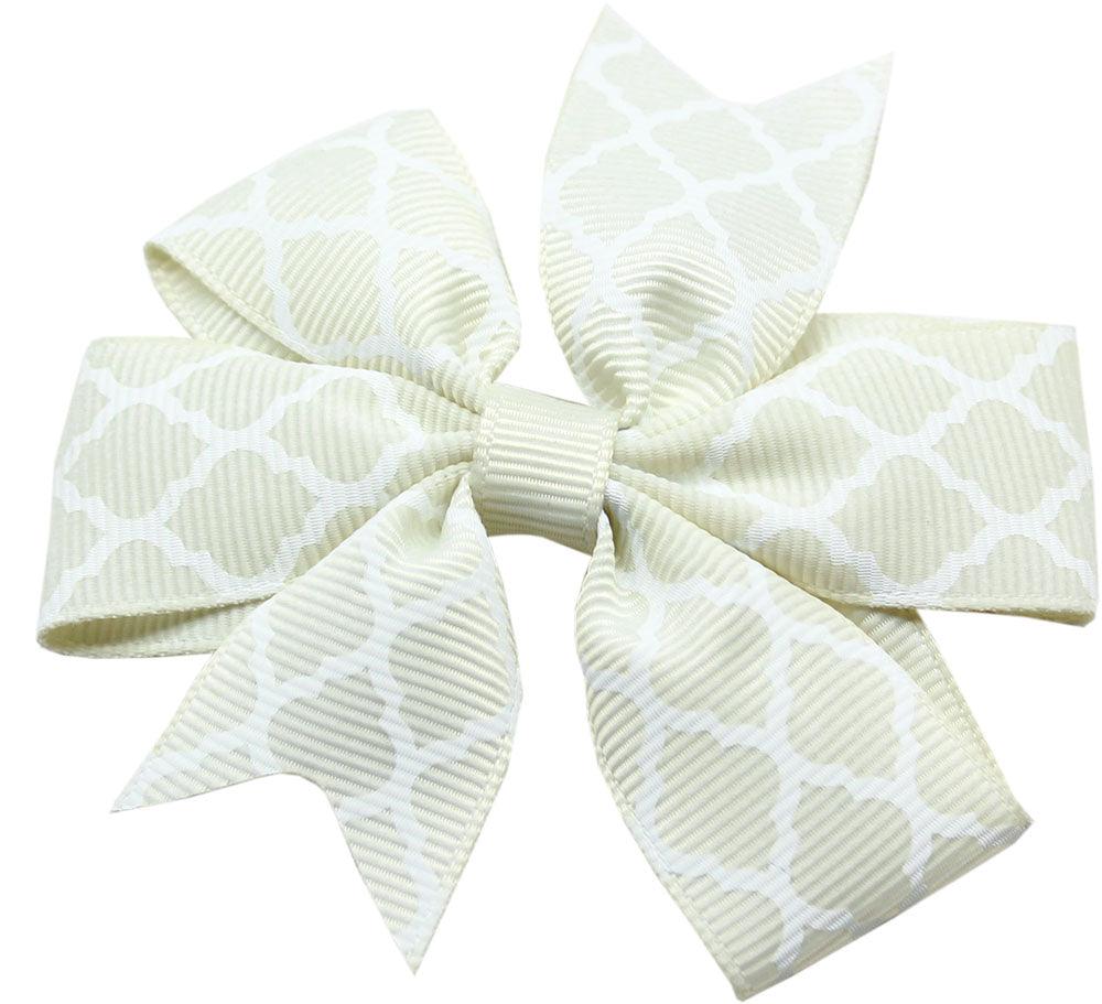 Hair Bow Quatrefoil w/ Alligator Clip - Rocky & Maggie's Pet Boutique and Salon