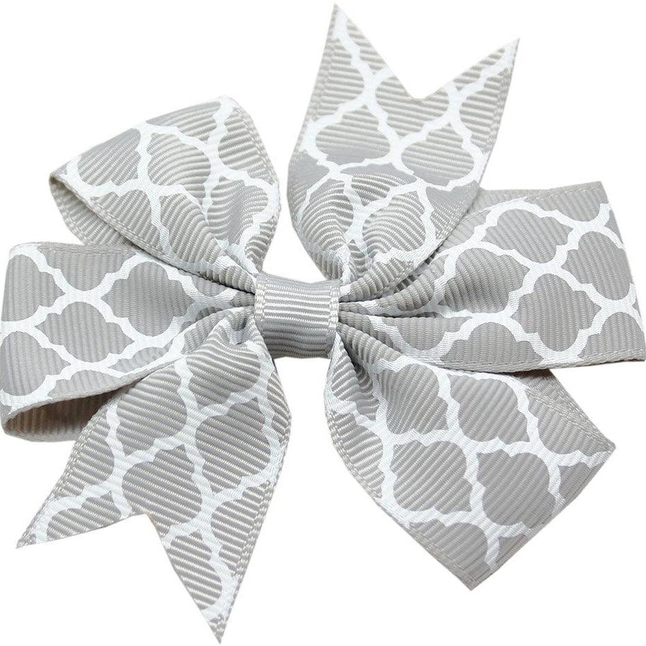 Hair Bow Quatrefoil w/ Alligator Clip - Rocky & Maggie's Pet Boutique and Salon