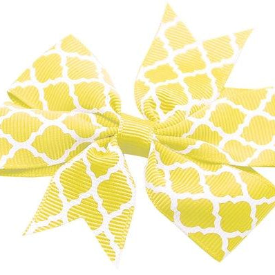 Hair Bow Quatrefoil w/ Alligator Clip - Rocky & Maggie's Pet Boutique and Salon