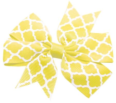Hair Bow Quatrefoil w/ Alligator Clip - Rocky & Maggie's Pet Boutique and Salon