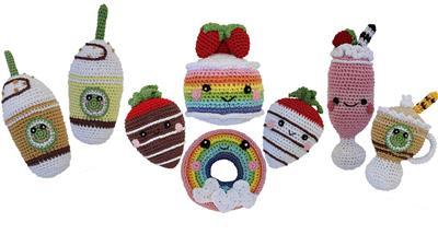 Knit Knacks Sweet Tooth Collection Organic Cotton Small Dog Toy - Rocky & Maggie's Pet Boutique and Salon