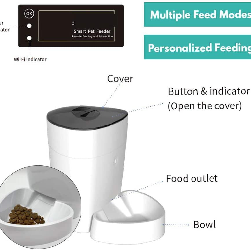 Smart Paws Automatic Wi-Fi Pet Feeder - Rocky & Maggie's Pet Boutique and Salon
