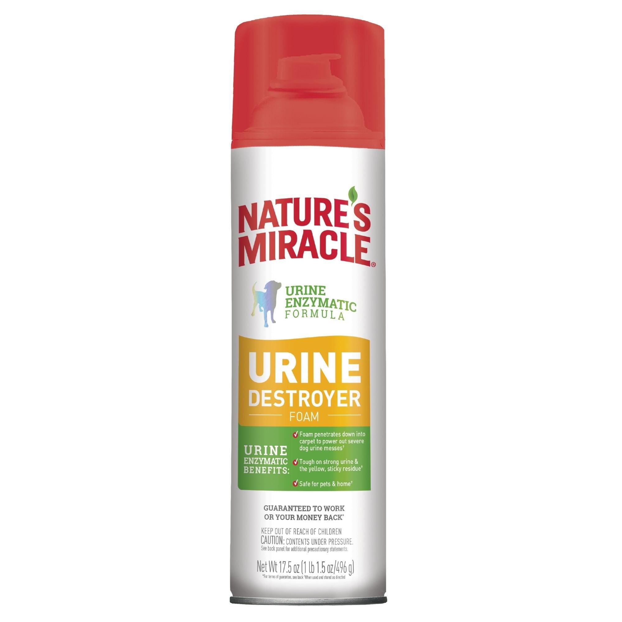Nature's Miracle Urine Destroyer Stain & Odor Foam, 17.5 oz. - Rocky & Maggie's Pet Boutique and Salon