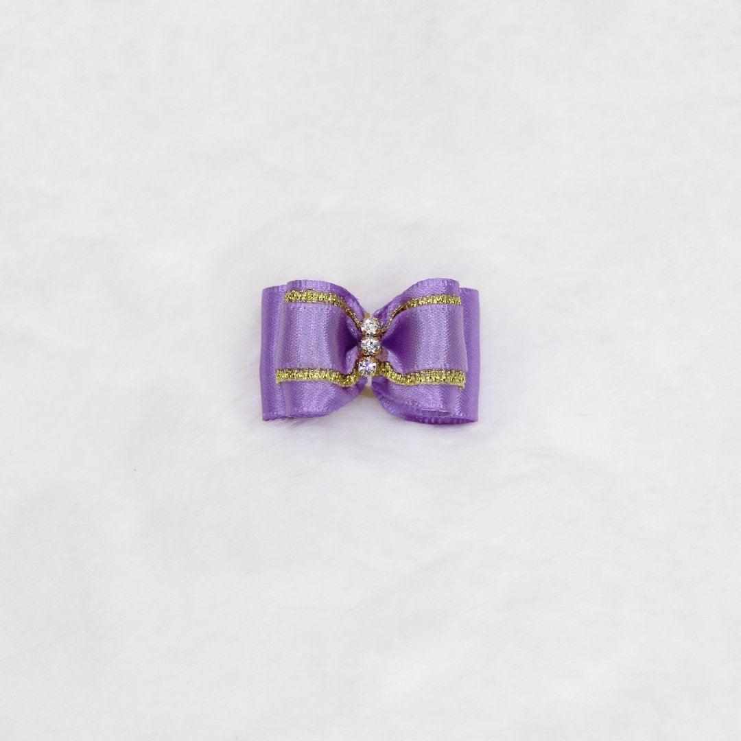Three Crystal Bow - Rocky & Maggie's Pet Boutique and Salon