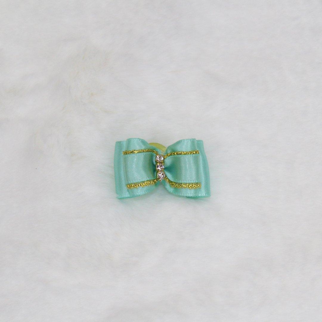 Three Crystal Bow - Rocky & Maggie's Pet Boutique and Salon