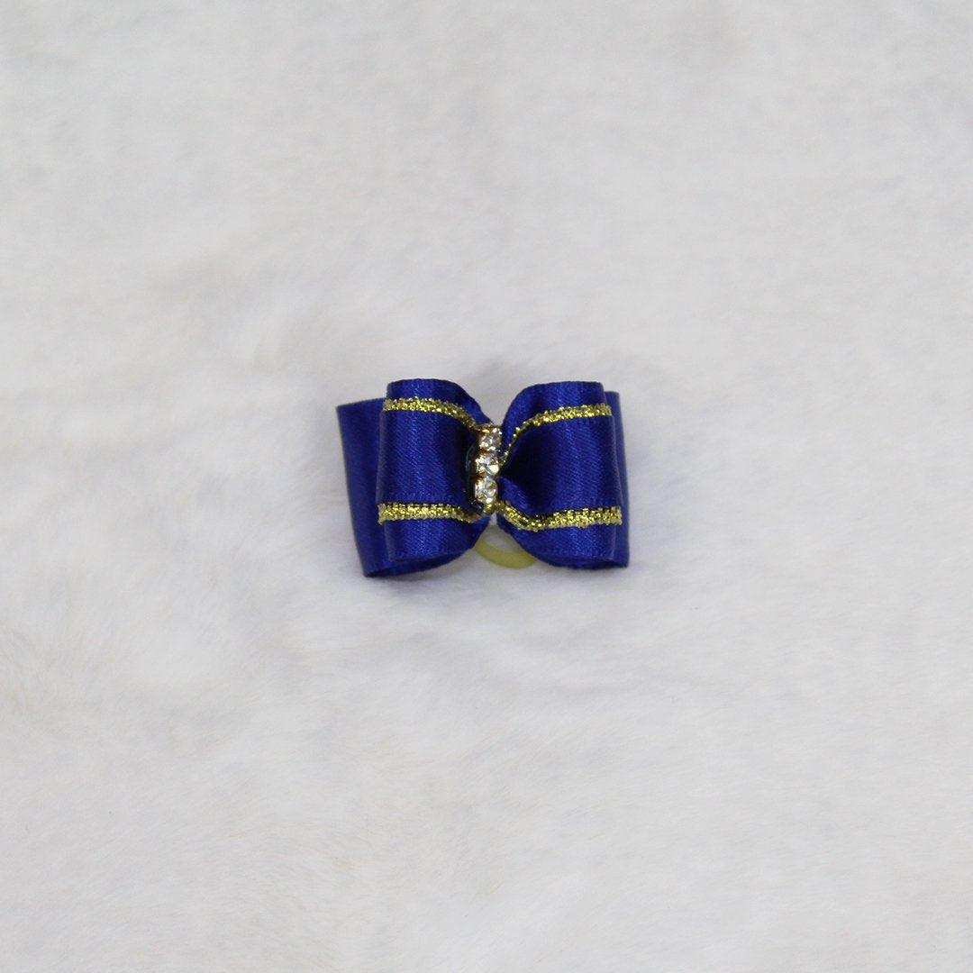 Three Crystal Bow - Rocky & Maggie's Pet Boutique and Salon