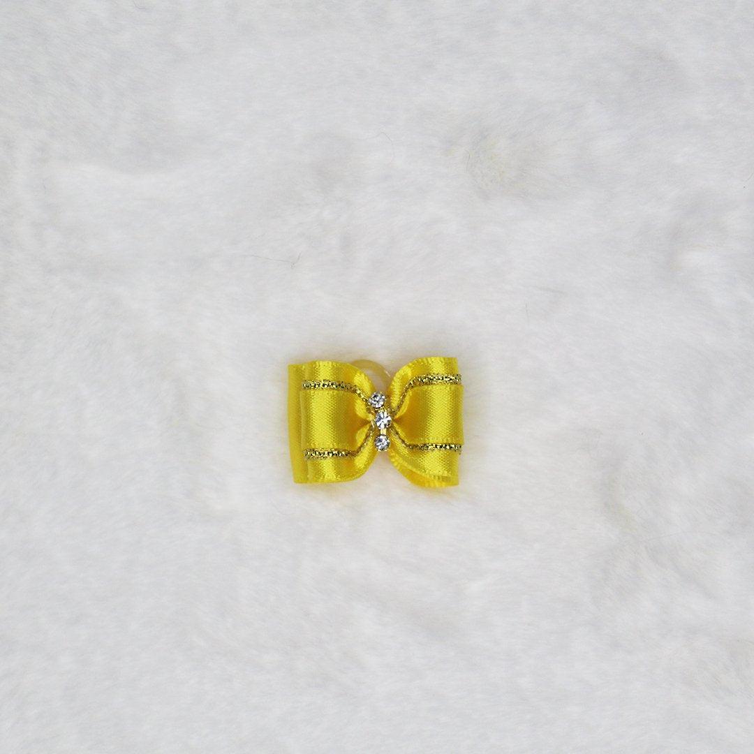 Three Crystal Bow - Rocky & Maggie's Pet Boutique and Salon