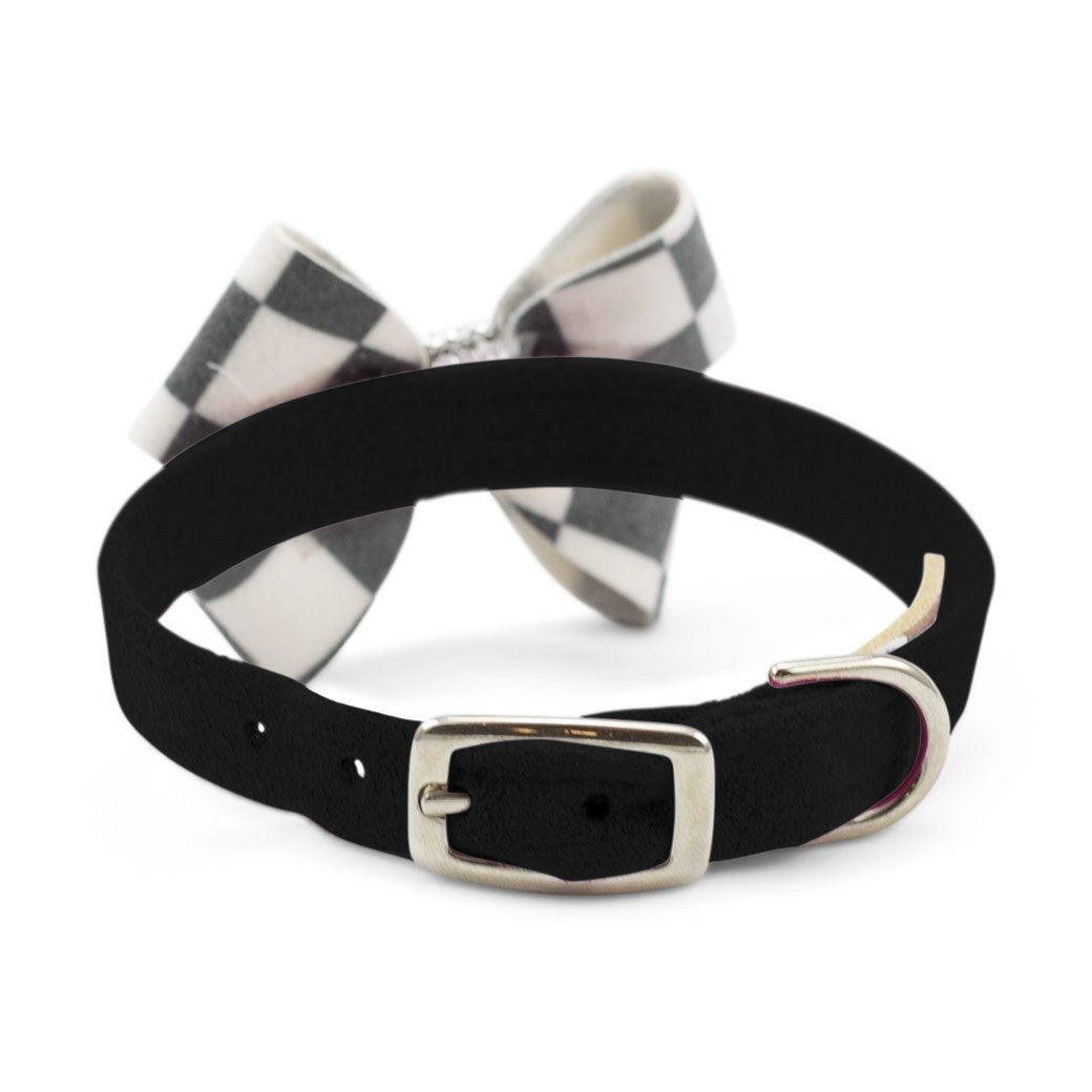 Windsor Check Nouveau Bow Collar - Rocky & Maggie's Pet Boutique and Salon