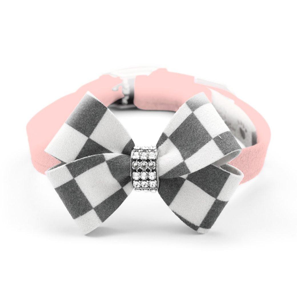 Windsor Check Nouveau Bow Collar - Rocky & Maggie's Pet Boutique and Salon