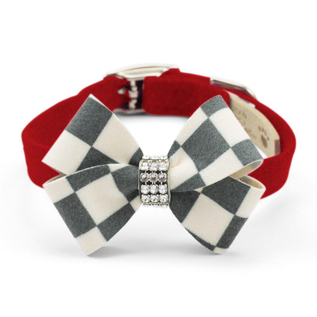 Windsor Check Nouveau Bow Collar - Rocky & Maggie's Pet Boutique and Salon