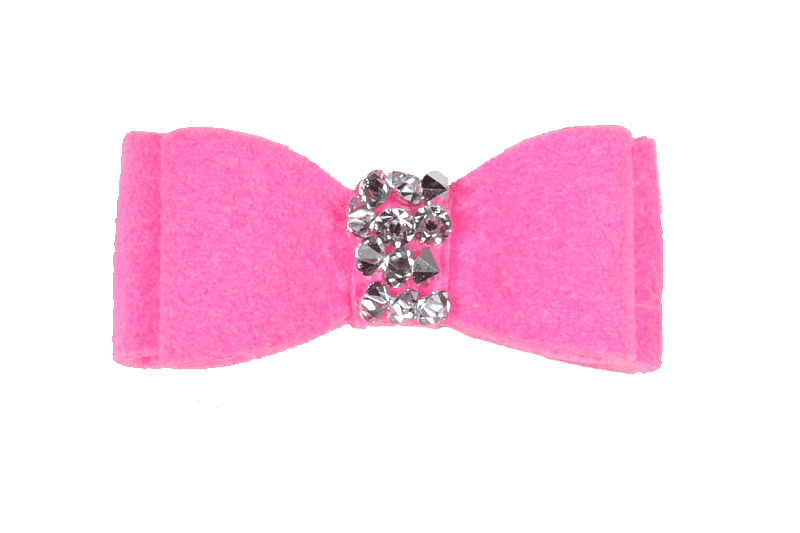 Crystal Rocks Hair Bow - Rocky & Maggie's Pet Boutique and Salon