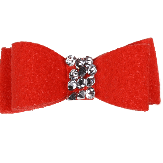 Crystal Rocks Hair Bow - Rocky & Maggie's Pet Boutique and Salon