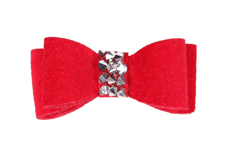 Crystal Rocks Hair Bow - Rocky & Maggie's Pet Boutique and Salon