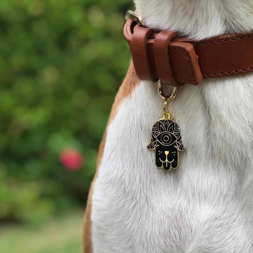 Hamsa Pet ID Tag - Rocky & Maggie's Pet Boutique and Salon