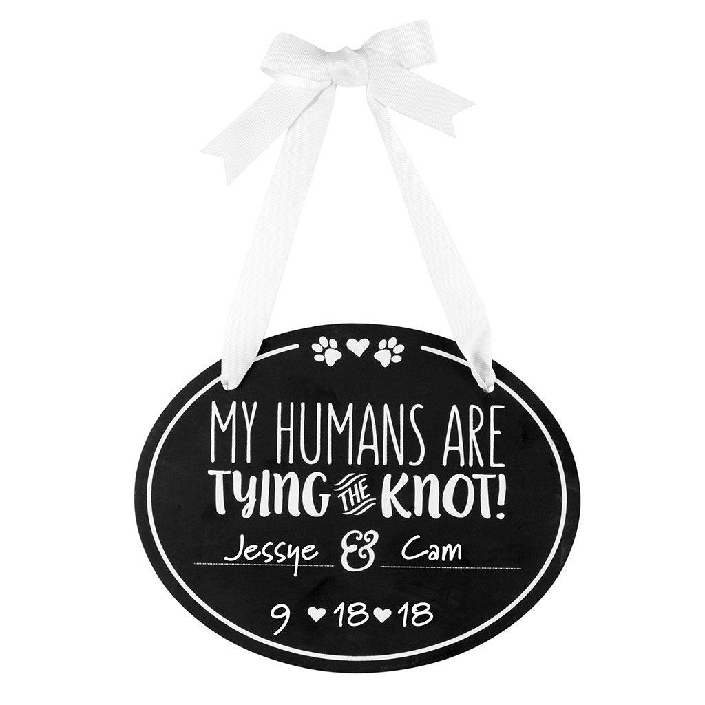 Wedding Announcement Chalkboard - Rocky & Maggie's Pet Boutique and Salon