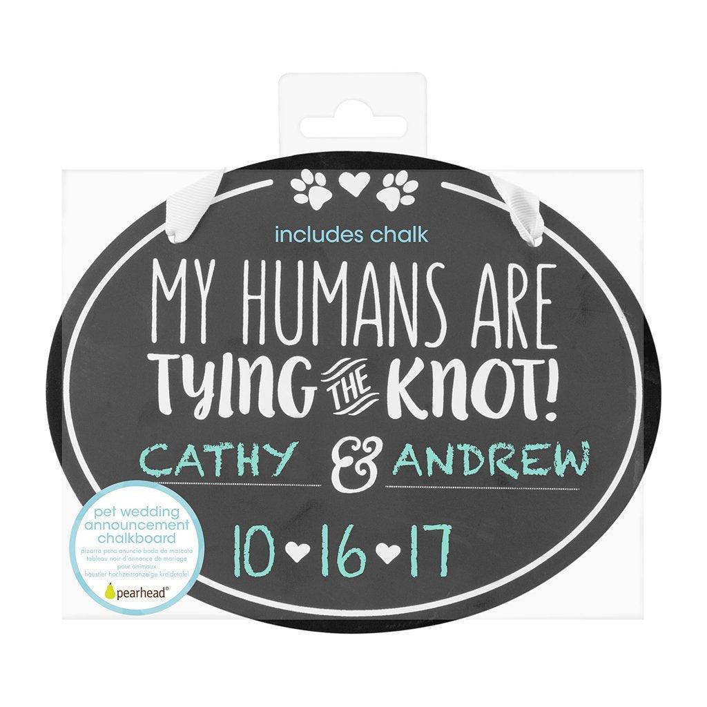Wedding Announcement Chalkboard - Rocky & Maggie's Pet Boutique and Salon