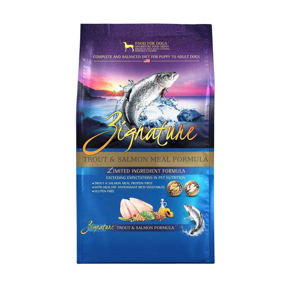 Zignature® Limited Ingredient Trout & Salmon Meal Formula Dog Food 12.5 Lbs - Rocky & Maggie's Pet Boutique and Salon