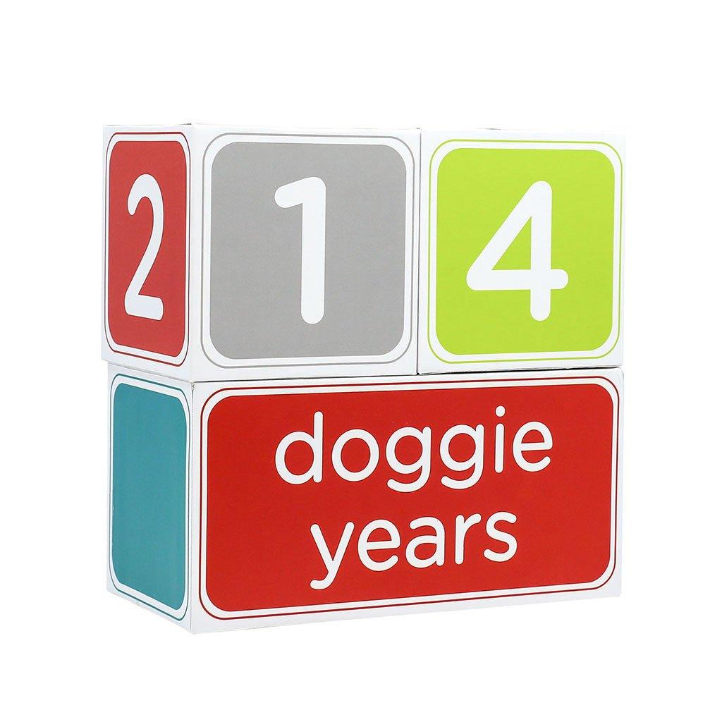 Puppy Age Blocks for Photos - Rocky & Maggie's Pet Boutique and Salon