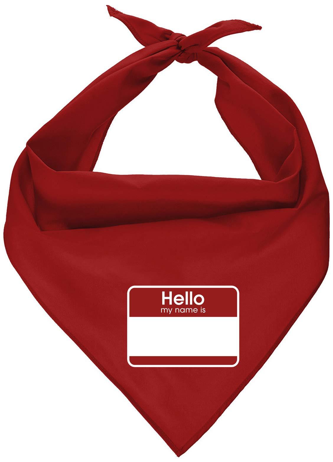 Hello My Name Is Bandana - Rocky & Maggie's Pet Boutique and Salon