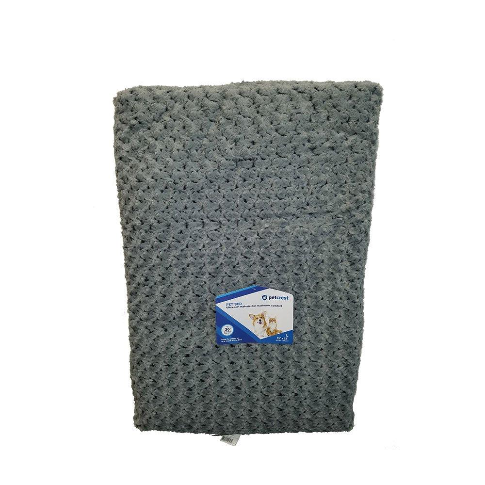 Petcrest® Deluxe Crate Mat Gray - Rocky & Maggie's Pet Boutique and Salon