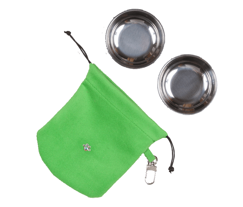 Green Travel Pouch - Rocky & Maggie's Pet Boutique and Salon