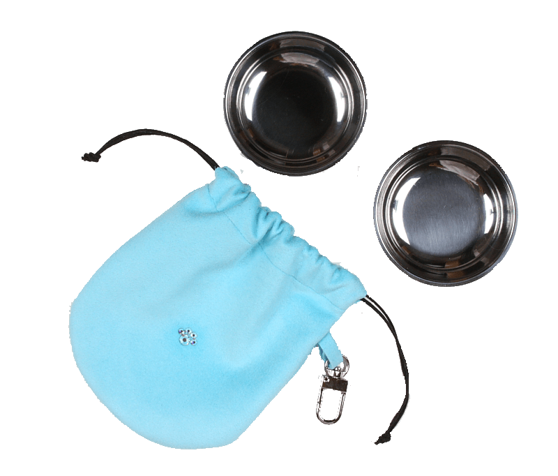 Tiffi Blue Travel Pouch - Rocky & Maggie's Pet Boutique and Salon
