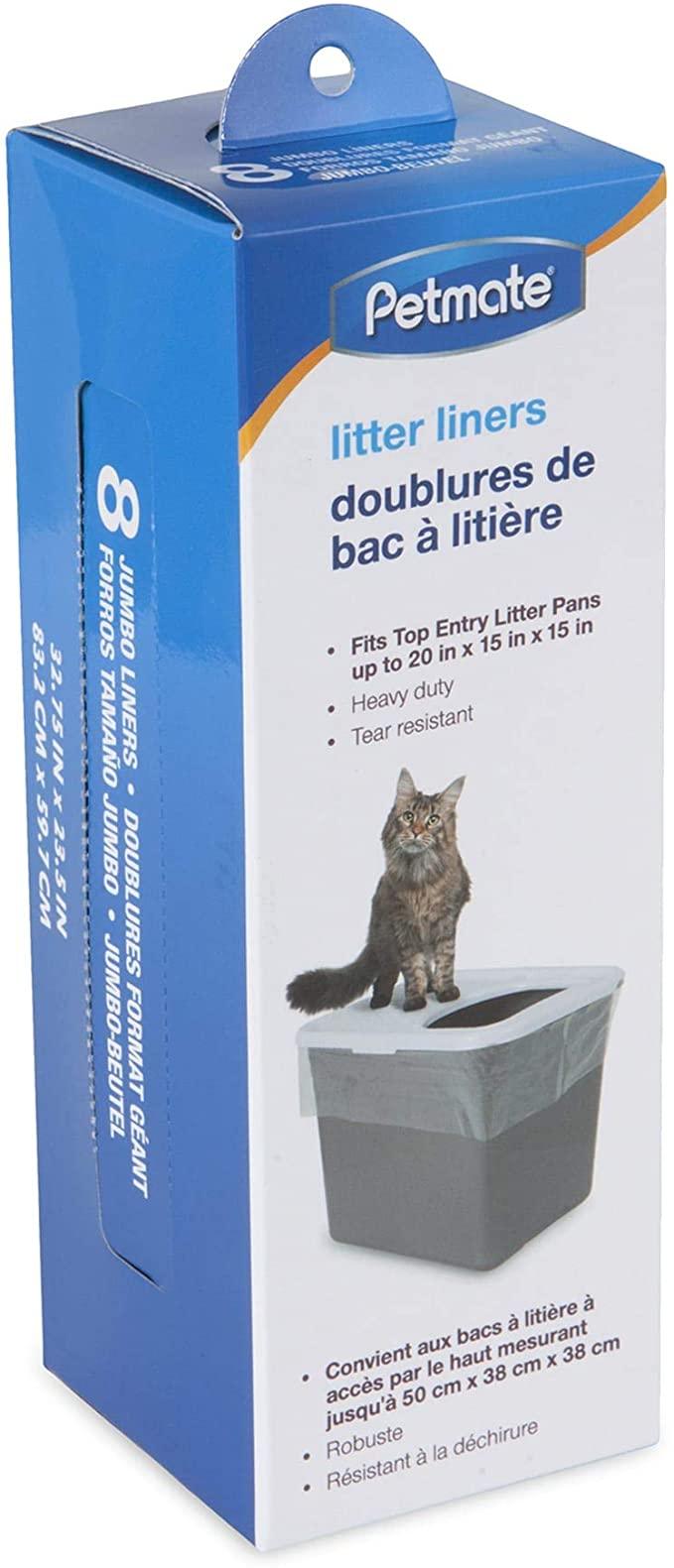 Litter Pan Liners Top Entry 8ct - Rocky & Maggie's Pet Boutique and Salon