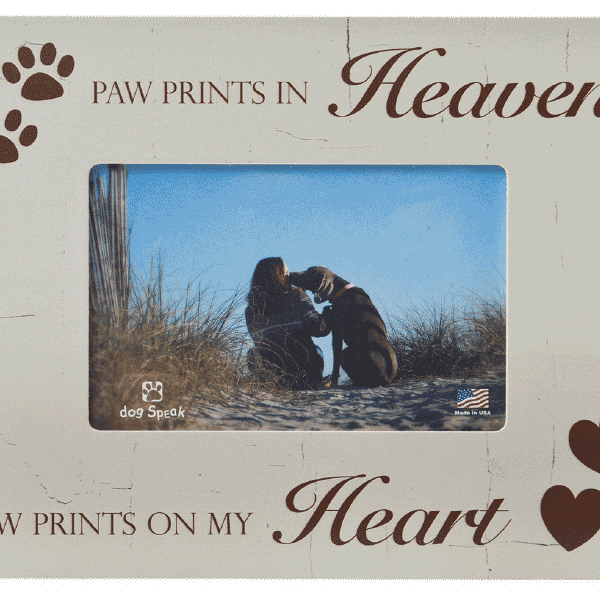 Paw Prints In Heaven Frame - Rocky & Maggie's Pet Boutique and Salon