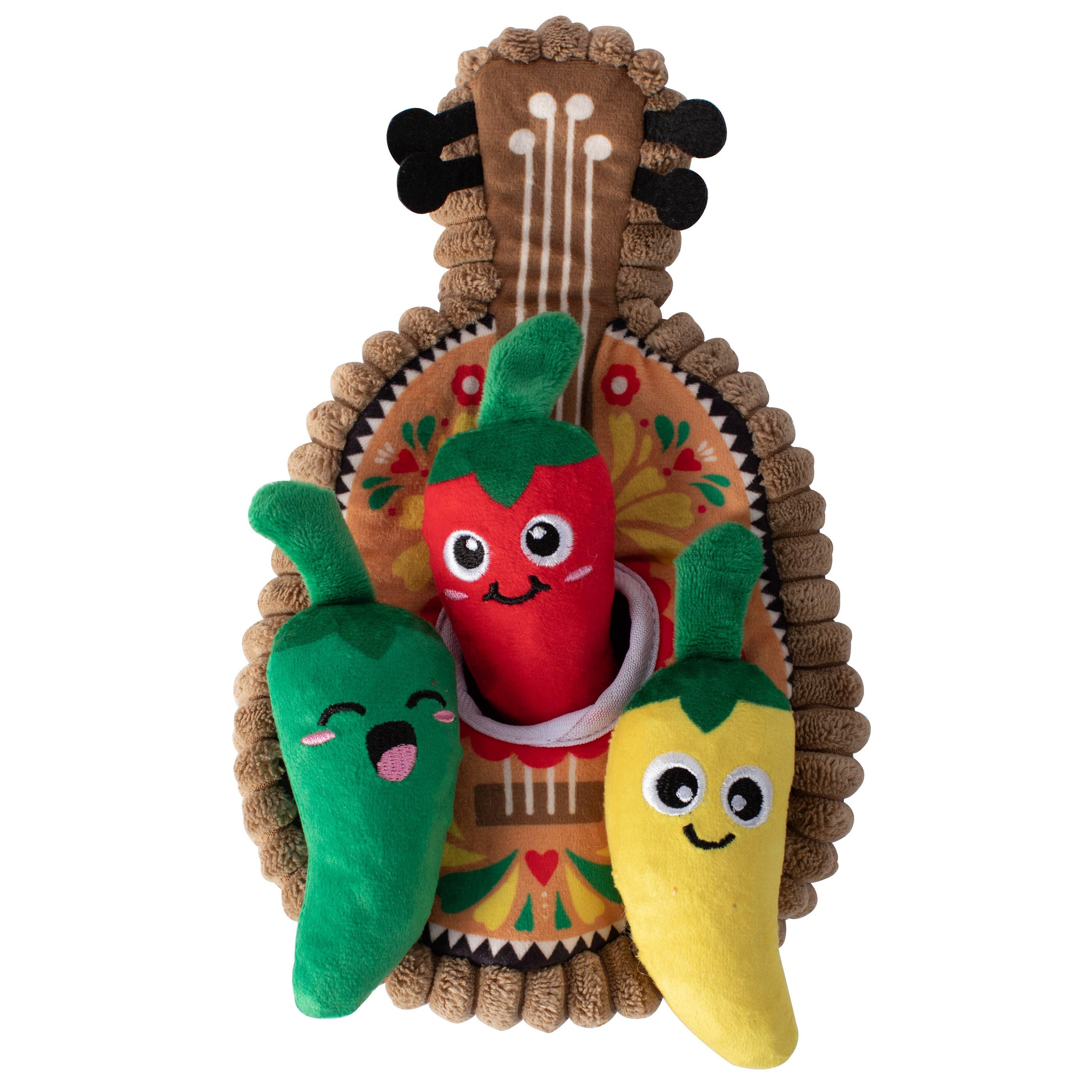 FIESTA TILL YOU SIESTA PLUSH DOG TOY SET - Rocky & Maggie's Pet Boutique and Salon