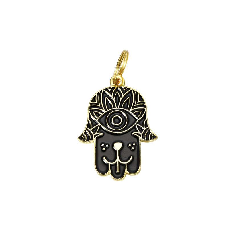 Hamsa Pet ID Tag - Rocky & Maggie's Pet Boutique and Salon