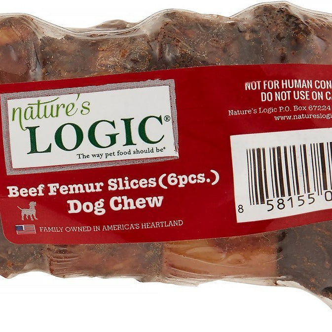 Beef Femur Slices Dog Treats, 6 pieces - Rocky & Maggie's Pet Boutique and Salon