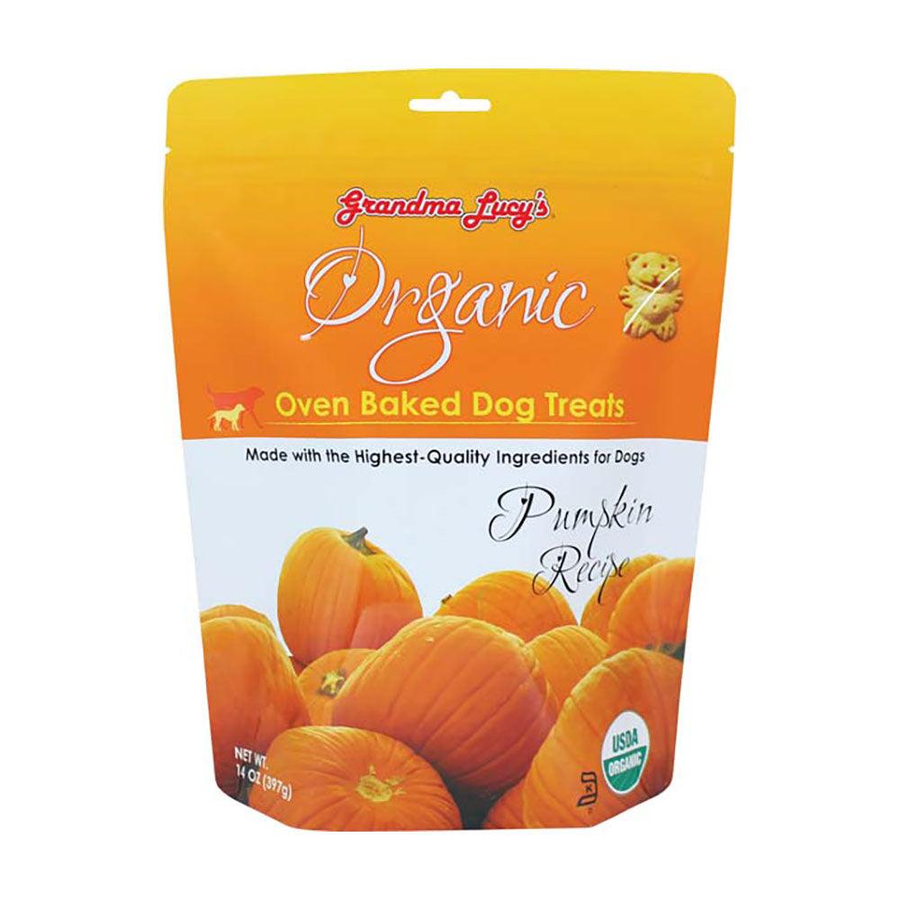 Grandma LucyÕs Organic Oven Baked Pumpkin Recipe Dog Treats 14 Oz