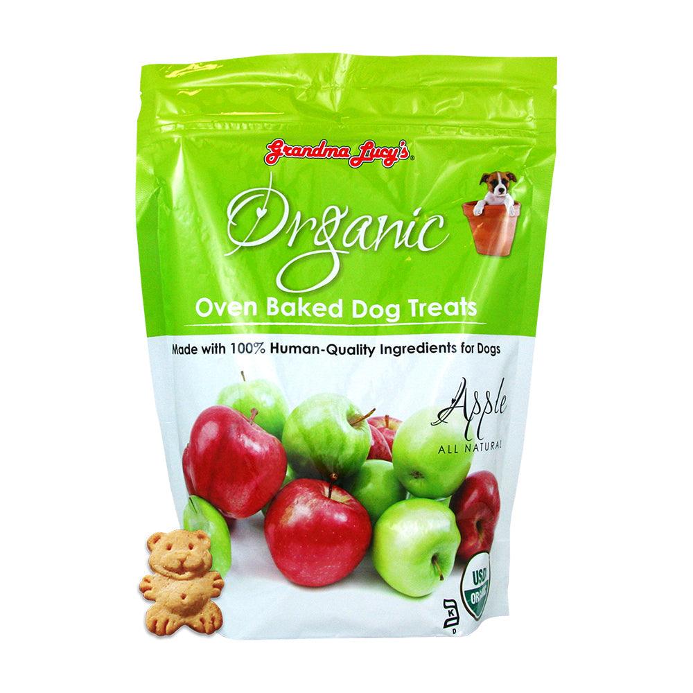 Grandma LucyÕs Organic Oven Baked Apple Recipe Dog Treats 14 Oz