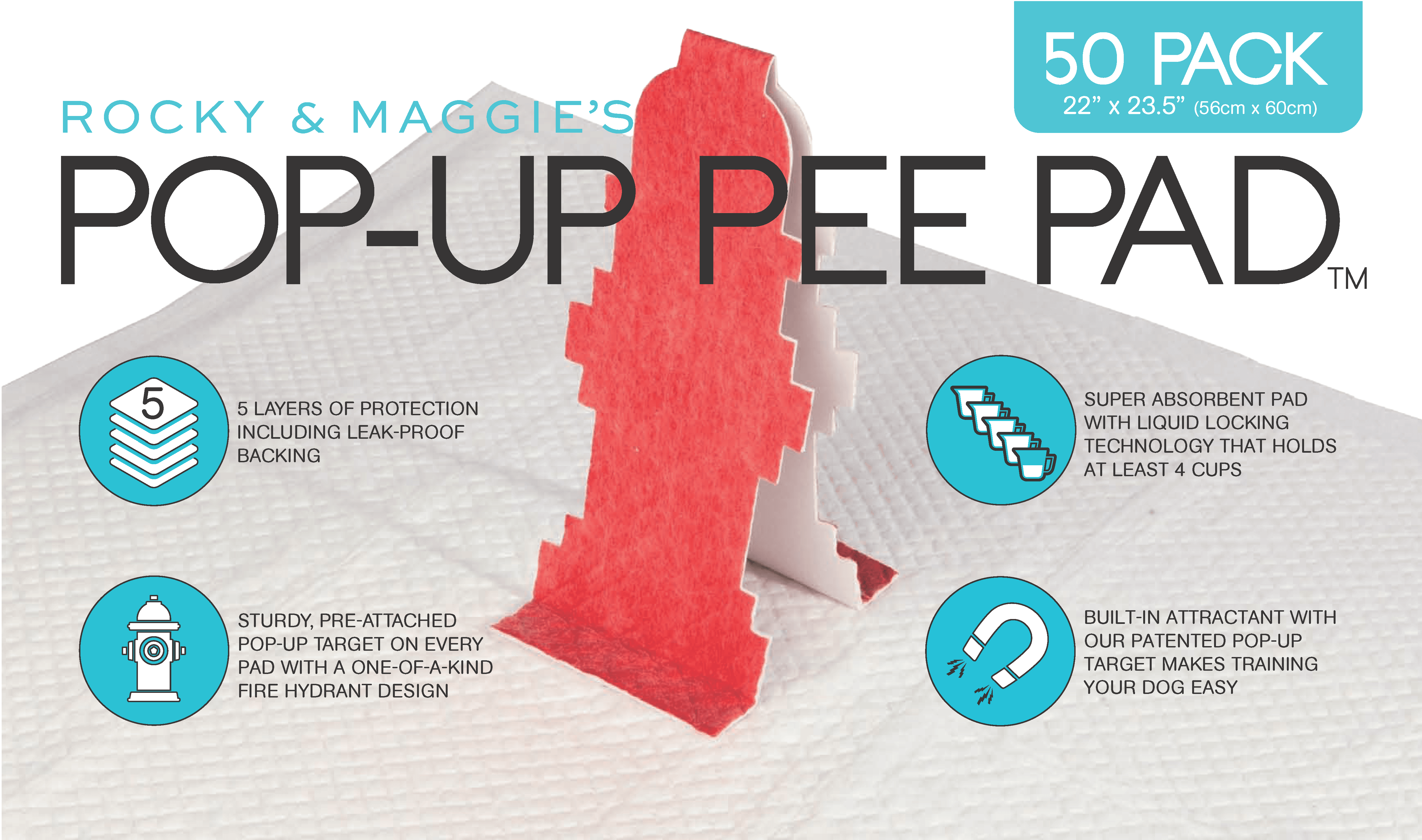 Pop-Up Pee Pad - Rocky & Maggie's Pet Boutique and Salon