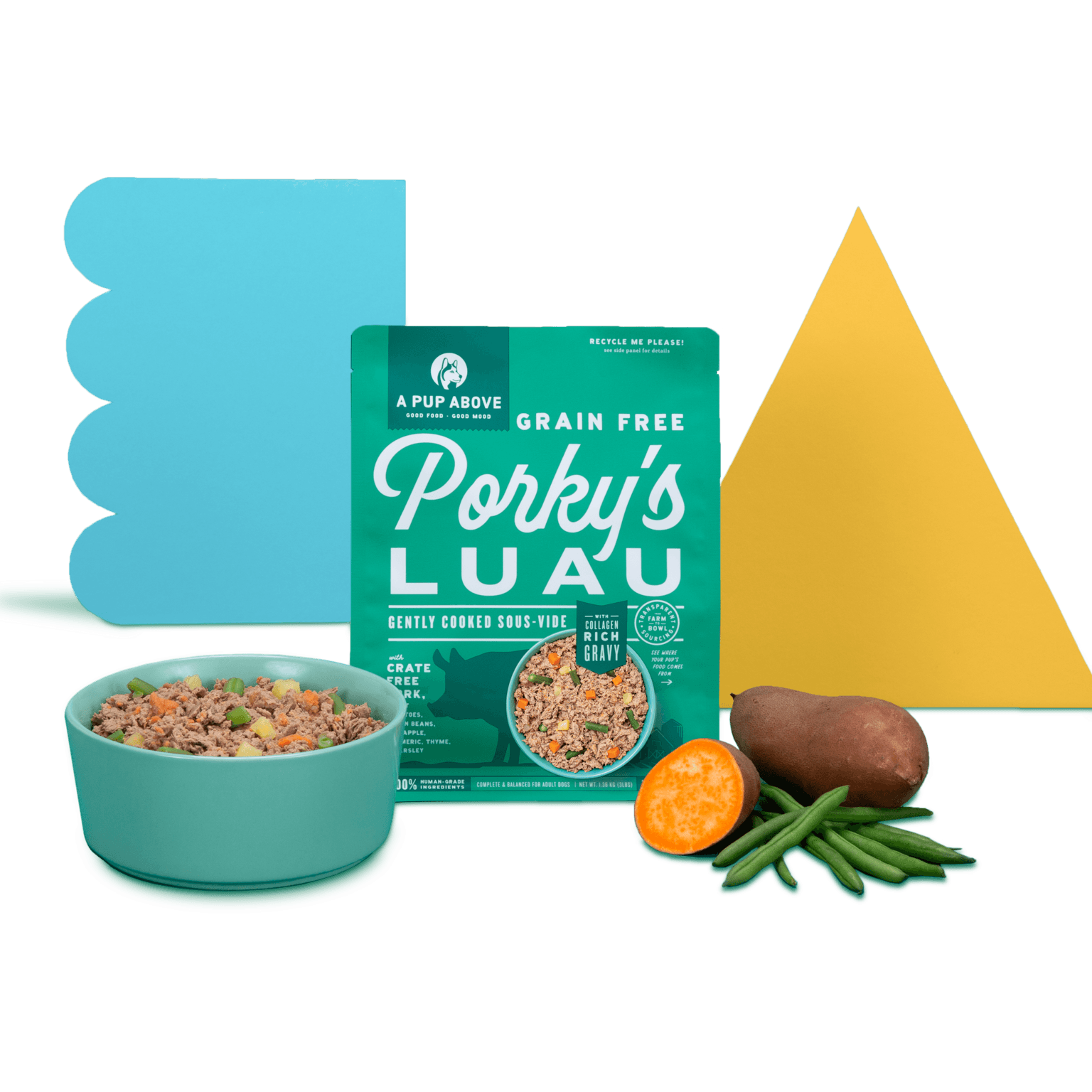 A Pup Above Porky's Luau Sous Vide Dog Food - Rocky & Maggie's Pet Boutique and Salon