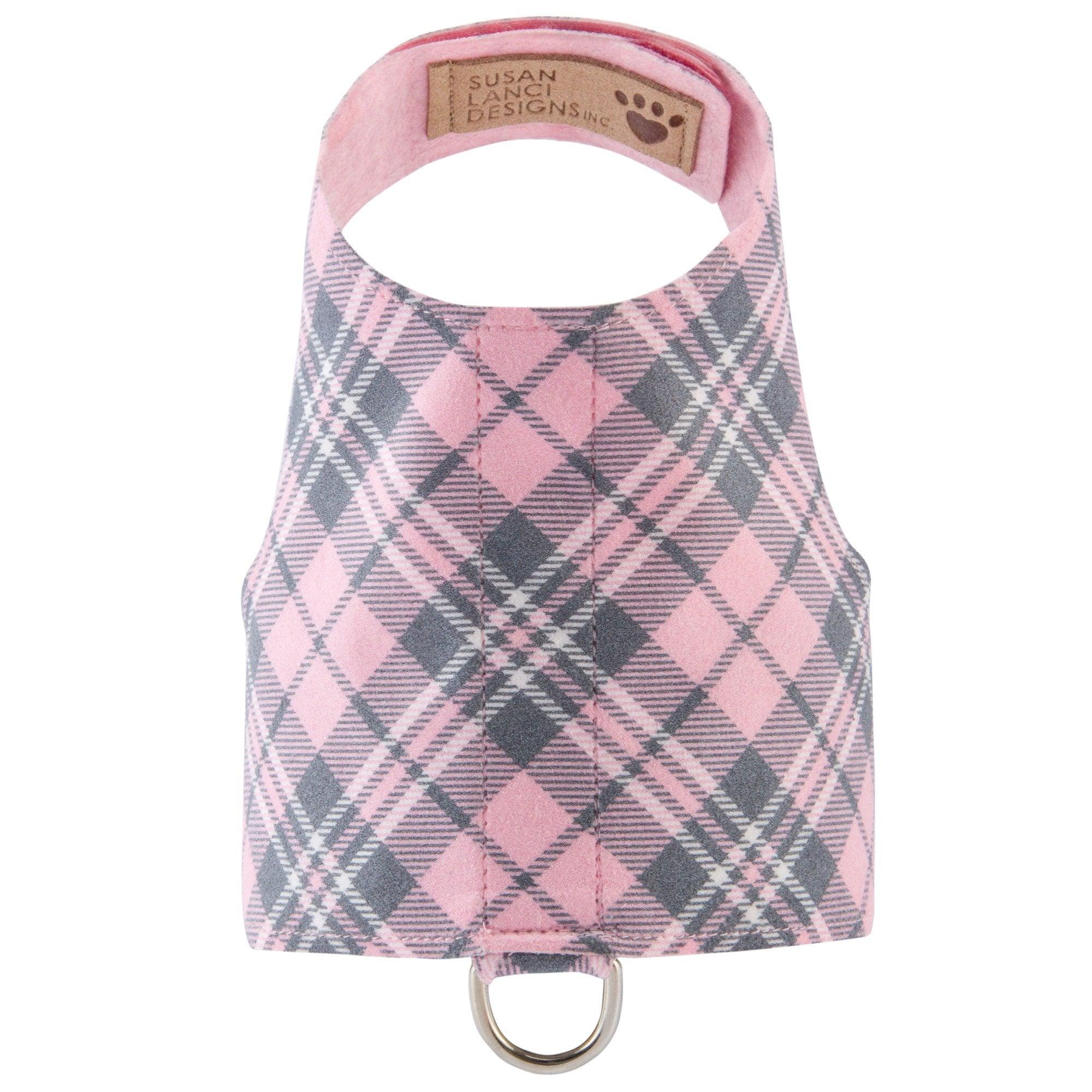 Scotty Bailey Harness Puppy Pink Plaid - Rocky & Maggie's Pet Boutique and Salon
