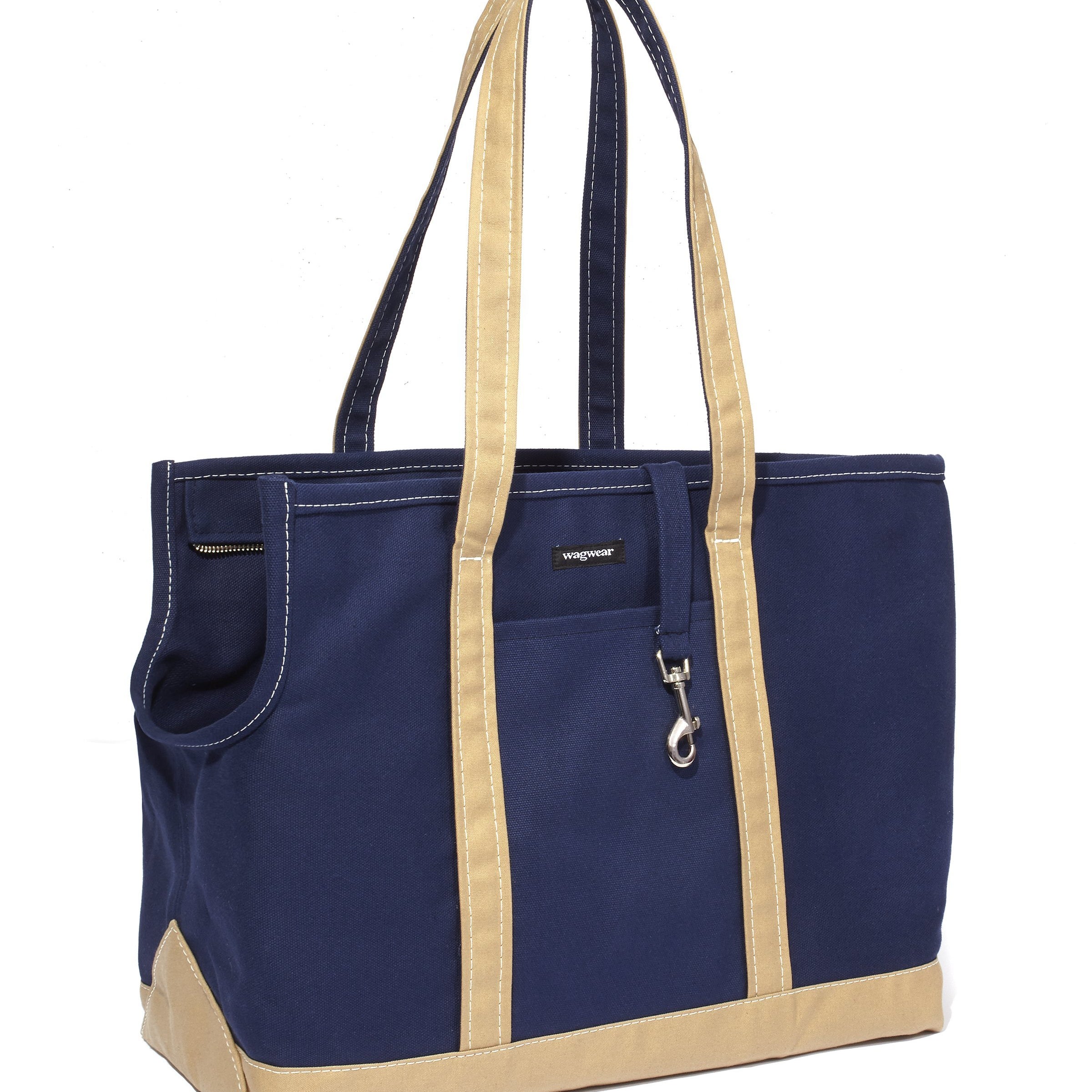 Boat Canvas Zipper Tote - Various Colors - Rocky & Maggie's Pet Boutique and Salon