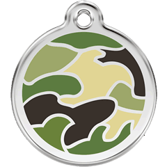 Red Dingo Stainless Steel with Enamel- Colors as shown - Rocky & Maggie's Pet Boutique and Salon